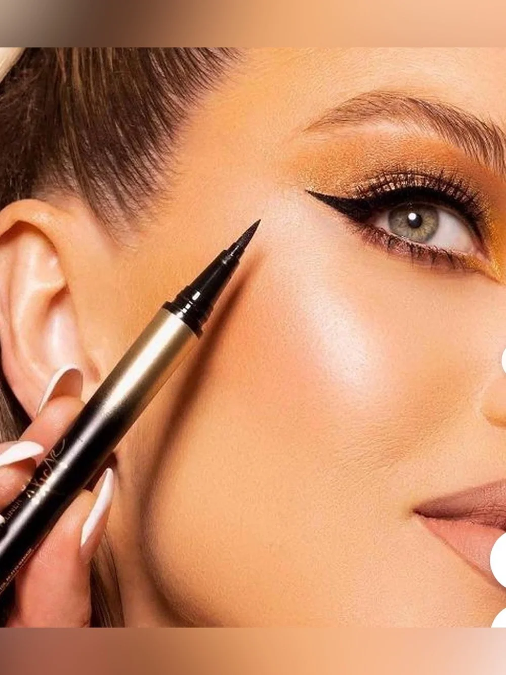 NEW! Lilly Lashes Click Magnetic Felt Tip Eyeliner — Black
